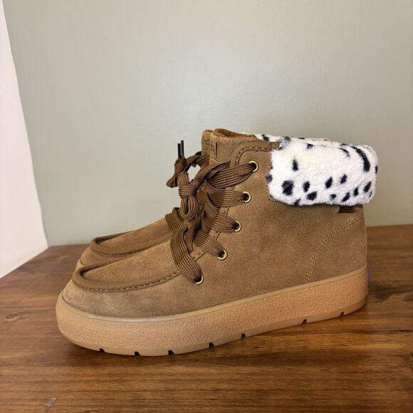 New Keds Explore Bootie Suede Brown 7 Boots - Picture 3 of 8